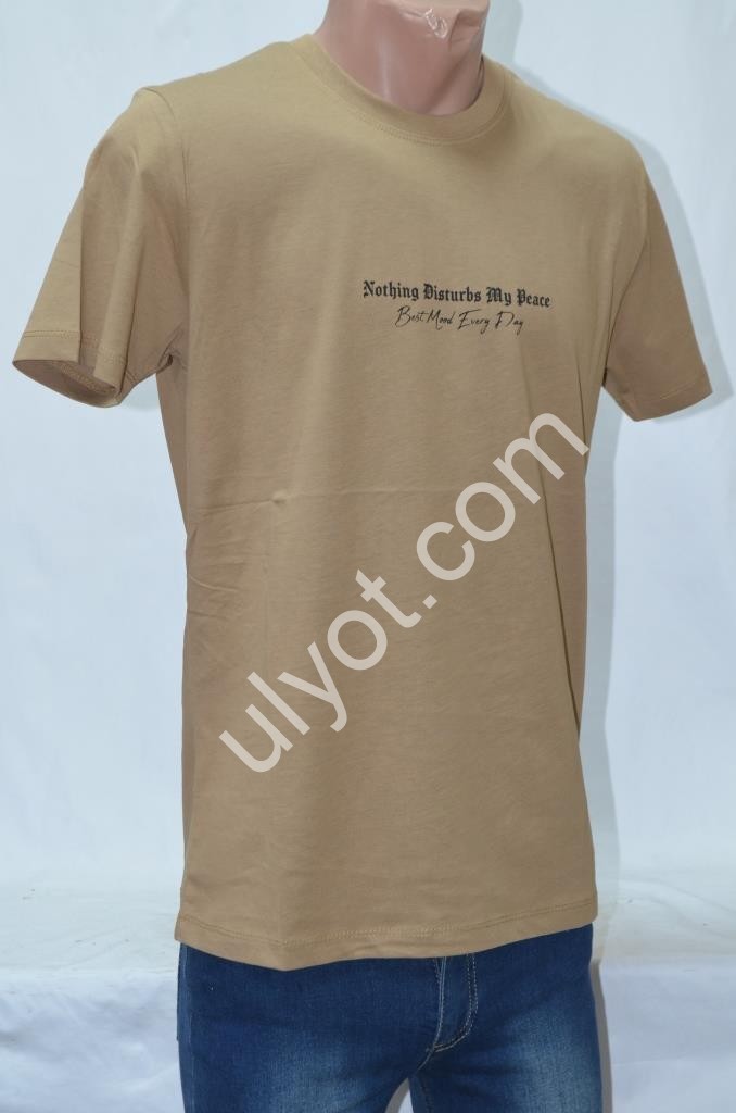 ФУТБОЛКА (S-2XL) БІЖ 5167