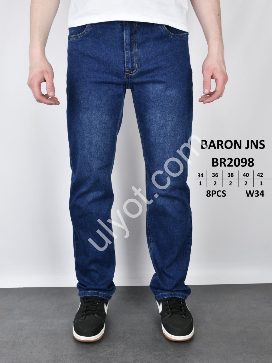 ДЖИНСИ BARON (34-44) Т.СИНІЙ 2098