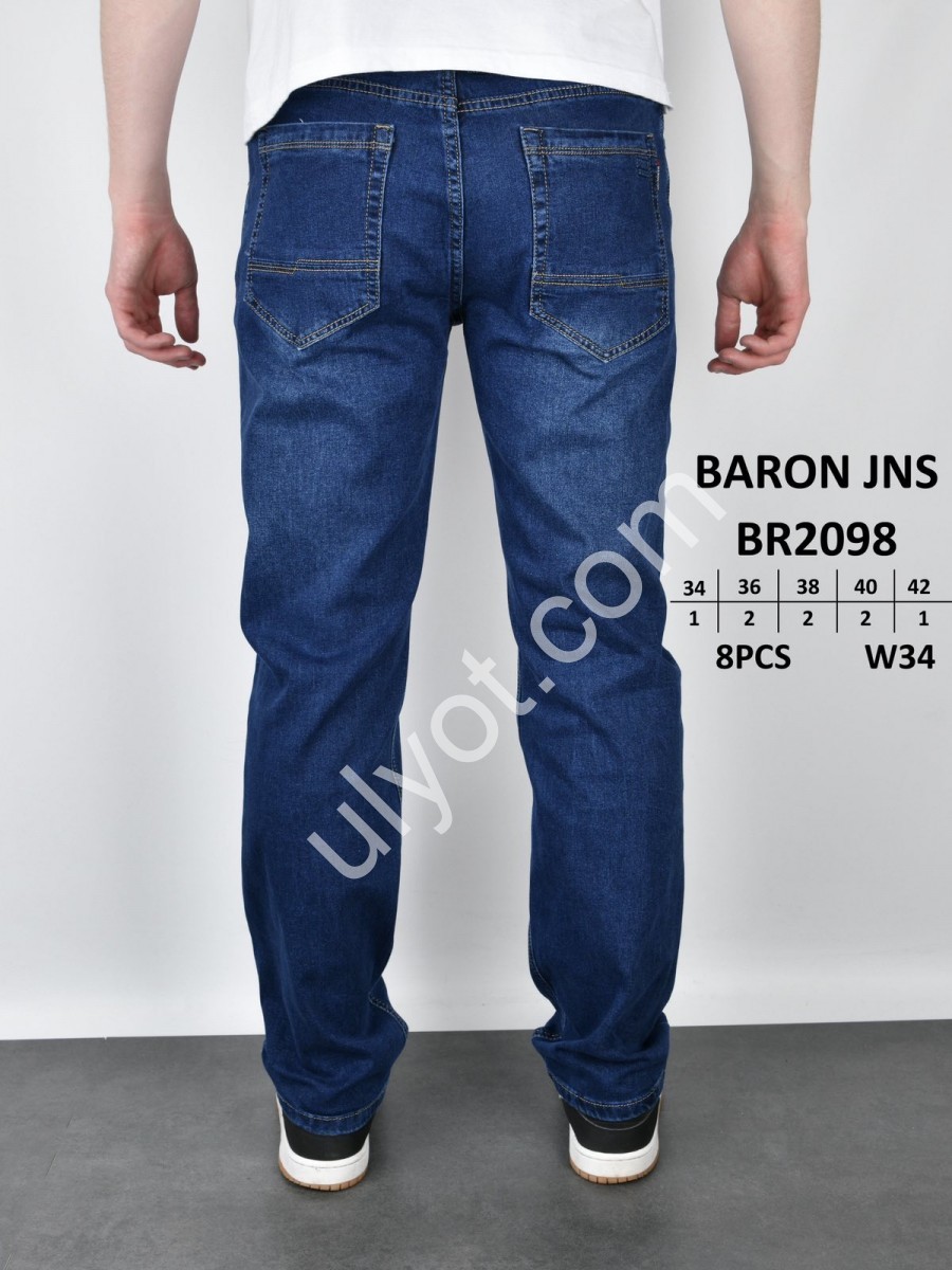 ДЖИНСИ BARON (34-44) Т.СИНІЙ 2098