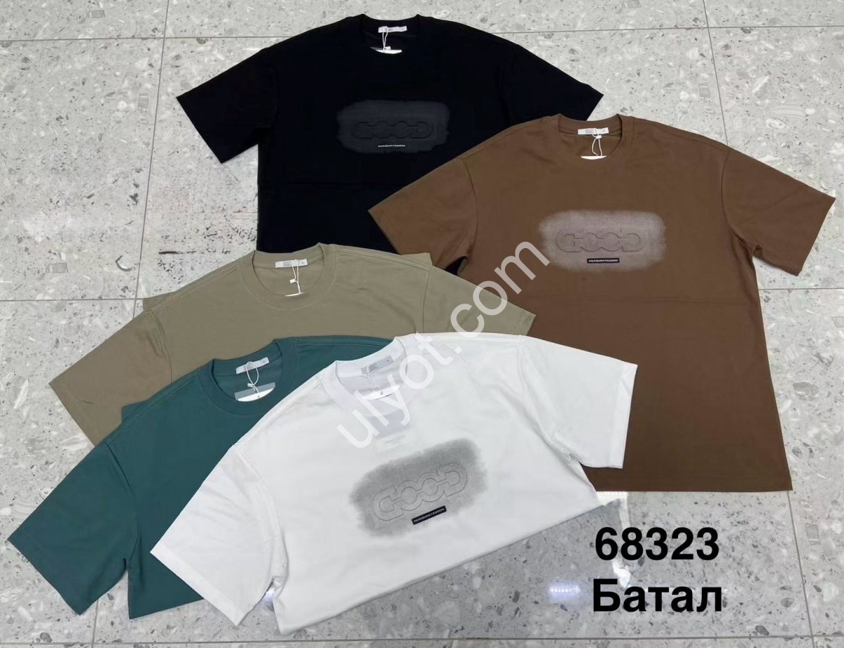 ФУТБОЛКА GOOD (L-3XL) Т.КОРИЧНЕВЫЙ 68323