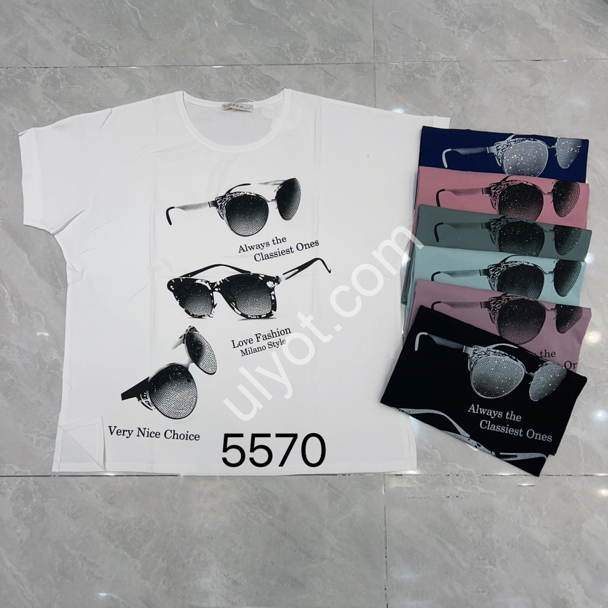 ФУТБОЛКА (ONE SIZE 50-54) МИКС 5570