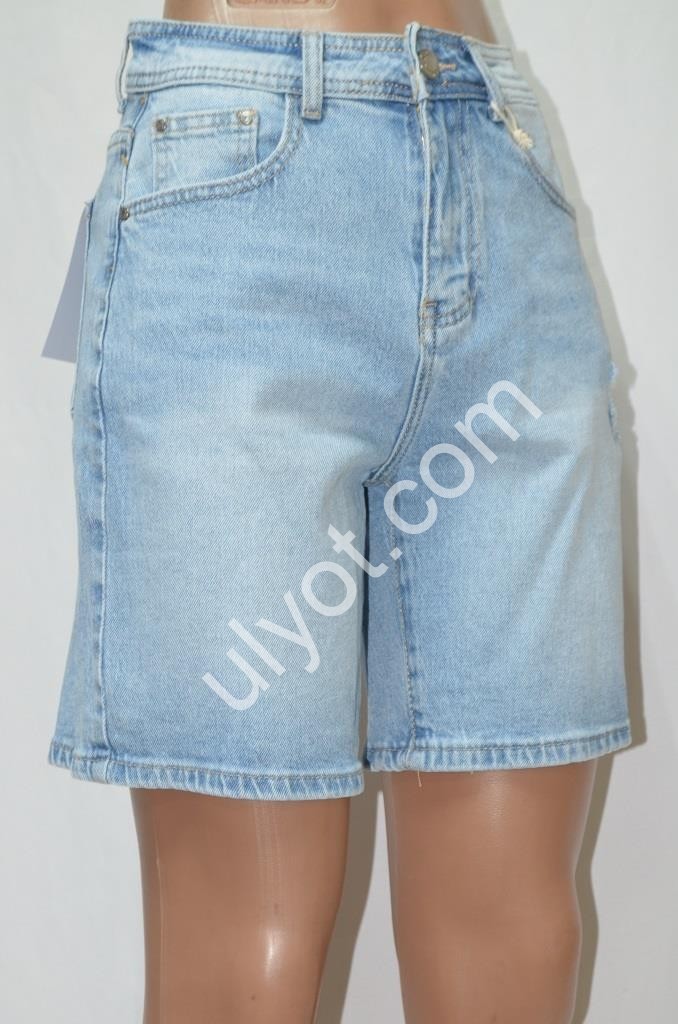 ШОРТЫ M SARA (XS-XL) СВ.ГОЛУБОЙ 6029