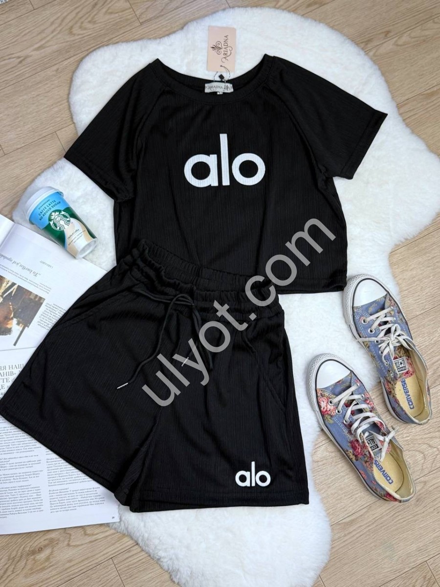 КОСТЮМ ALO (42-48) ЧОРНИЙ 4213