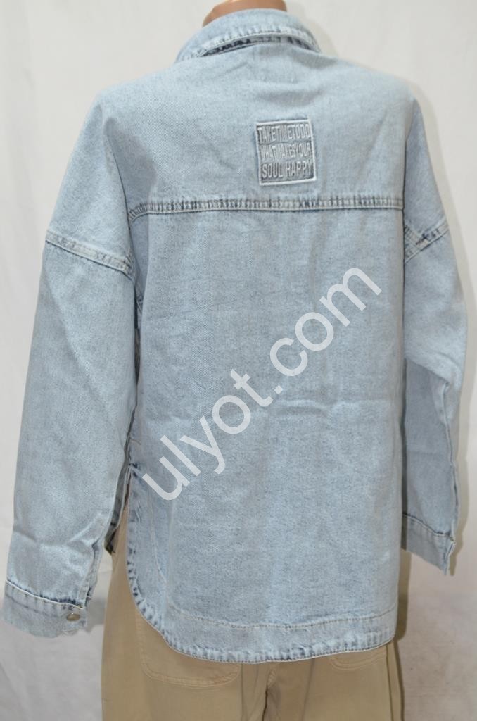 ДЖИНСОВА сорочка TOP SHOP (SL) БЛАКИТНИЙ 3448