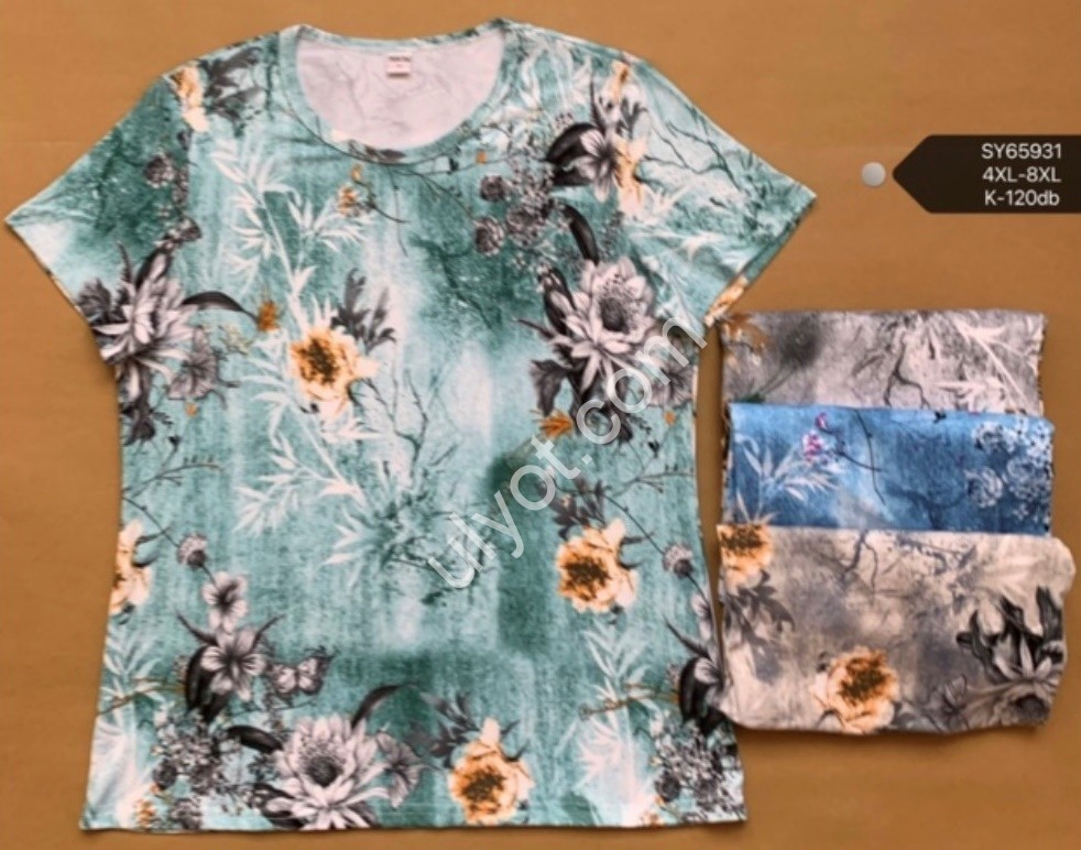ФУТБОЛКА (4XL-8XL) МІКС 65931