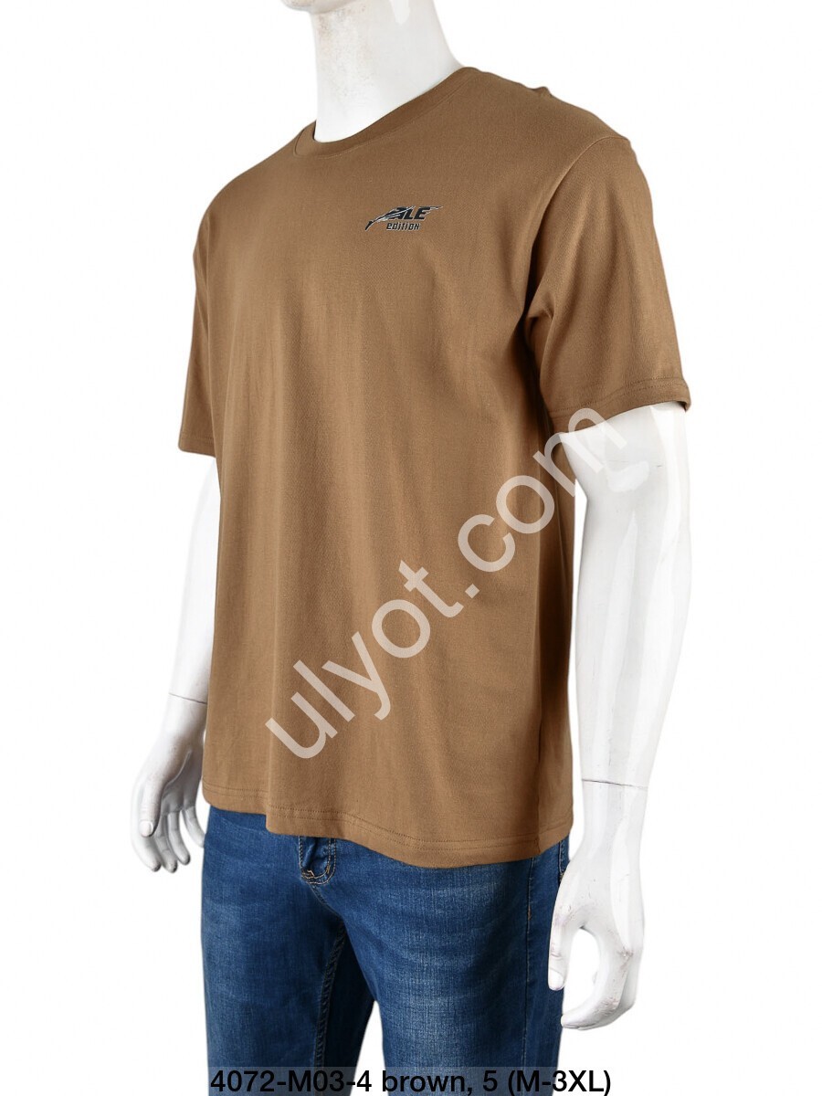 ФУТБОЛКА ALE-1 (M-3XL) КОРИЧНЕВЫЙ 4072