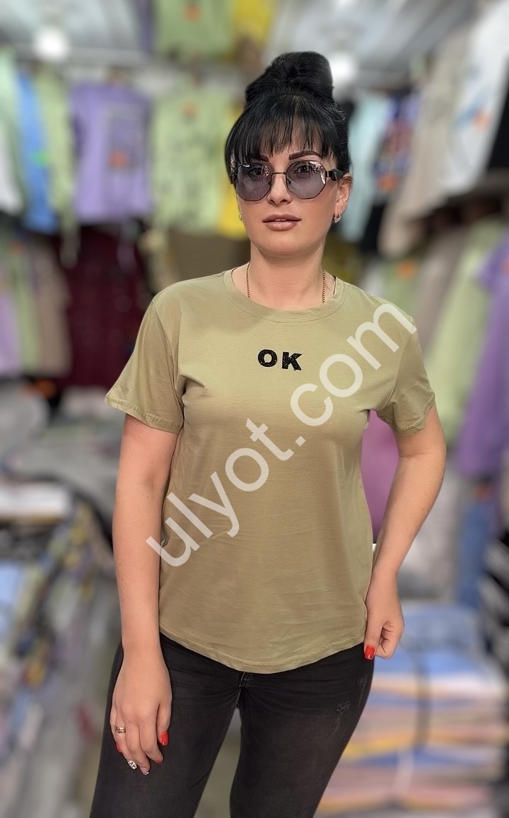 ФУТБОЛКА OK (S-L) МИКС 25075