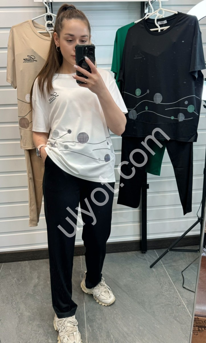 КОСТЮМ (XL-5XL) БЕЖЕВЫЙ 5033