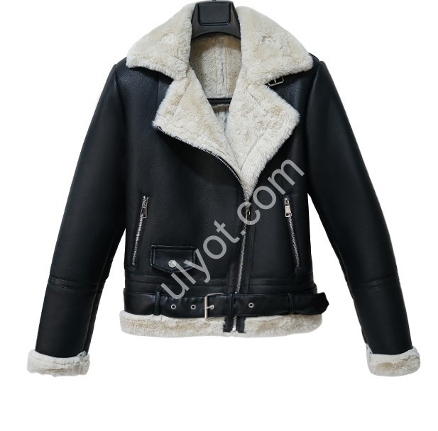 ДУБЛЕНКА AOLONG (S-2XL) ЧЕРНЫЙ 8820
