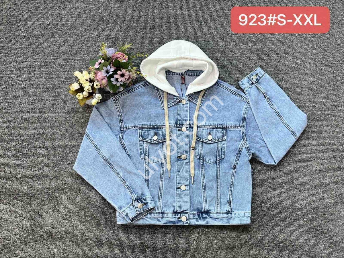 КУРТКА (S-2XL) ГОЛУБОЙ 923