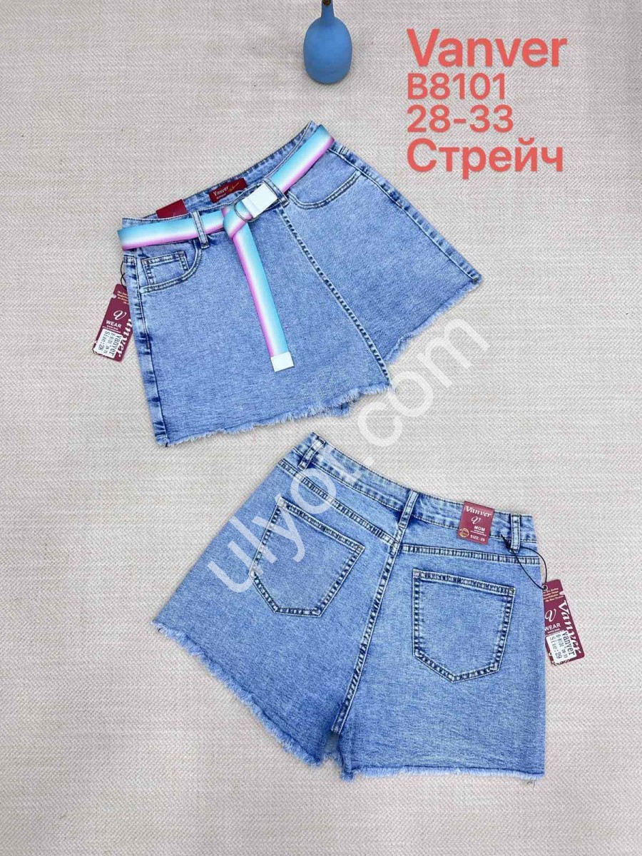 ЮБКА-ШОРТЫ VANVER (28-33) СВ.СИНИЙ 8101