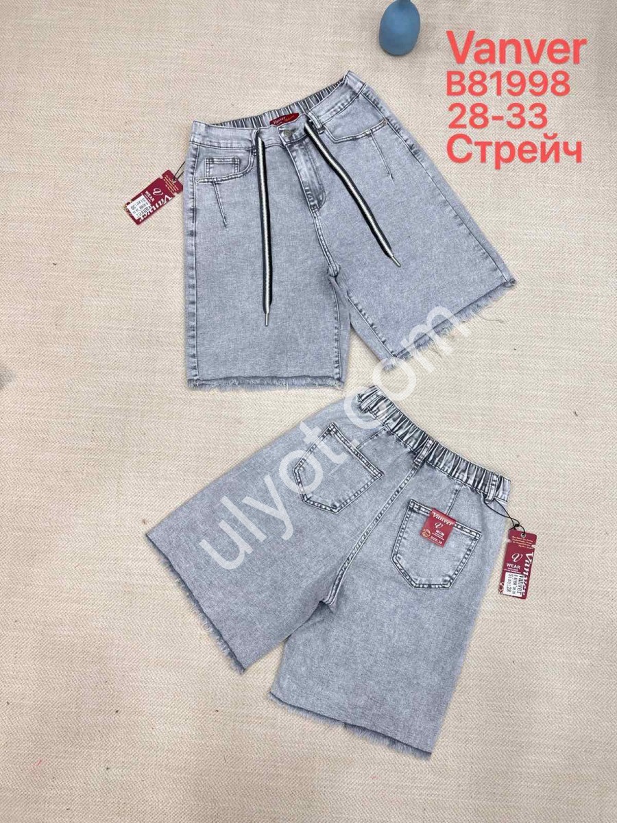 ЮБКА-ШОРТЫ VANVER (28-33) СВ.СЕРЫЙ 81998