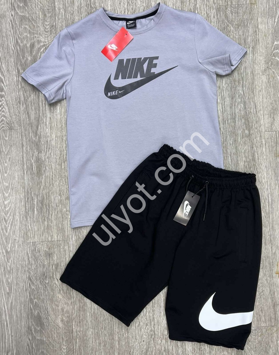 СПОРТ.КОСТЮМ N02 (M-3XL) СЕРЫЙ+ЧЕРНЫЙ-4 239