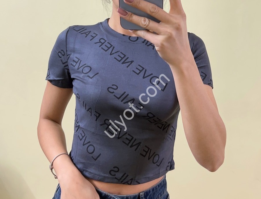ФУТБОЛКА (S-XL) СИНІЙ DT102
