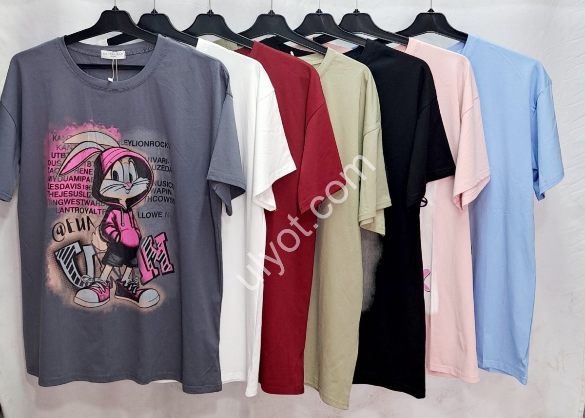ФУТБОЛКА BUGS BUNNY (ONE SIZE 48/56) СЕРЫЙ 0102