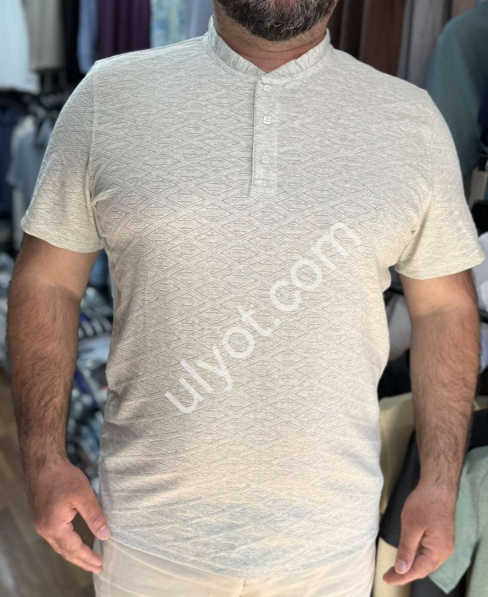 ФУТБОЛКА (3XL-6XL) МОЛОЧНИЙ 5681