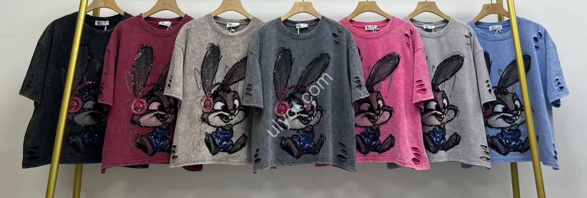 ФУТБОЛКА BUGS BUNNY (ONE SIZE 46-50) МІКС M09