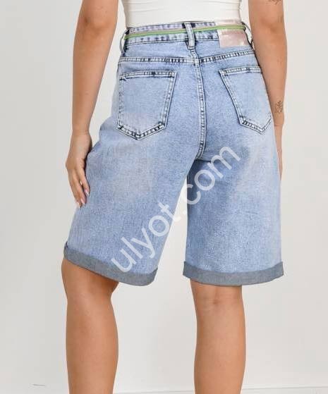 Фото 1 ШОРТЫ DKNSEL JEANS (25-29) ГОЛУБОЙ 2711