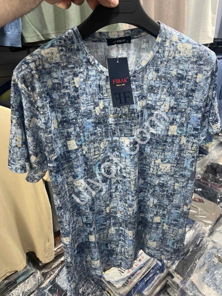 ФУТБОЛКА FIBAK (M-2XL) СИНИЙ+ГОЛУБОЙ 5035