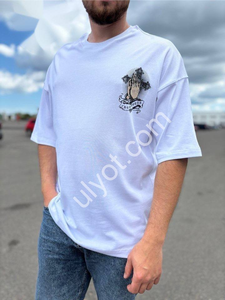 ФУТБОЛКА (M-XL) БЕЛЫЙ 300303