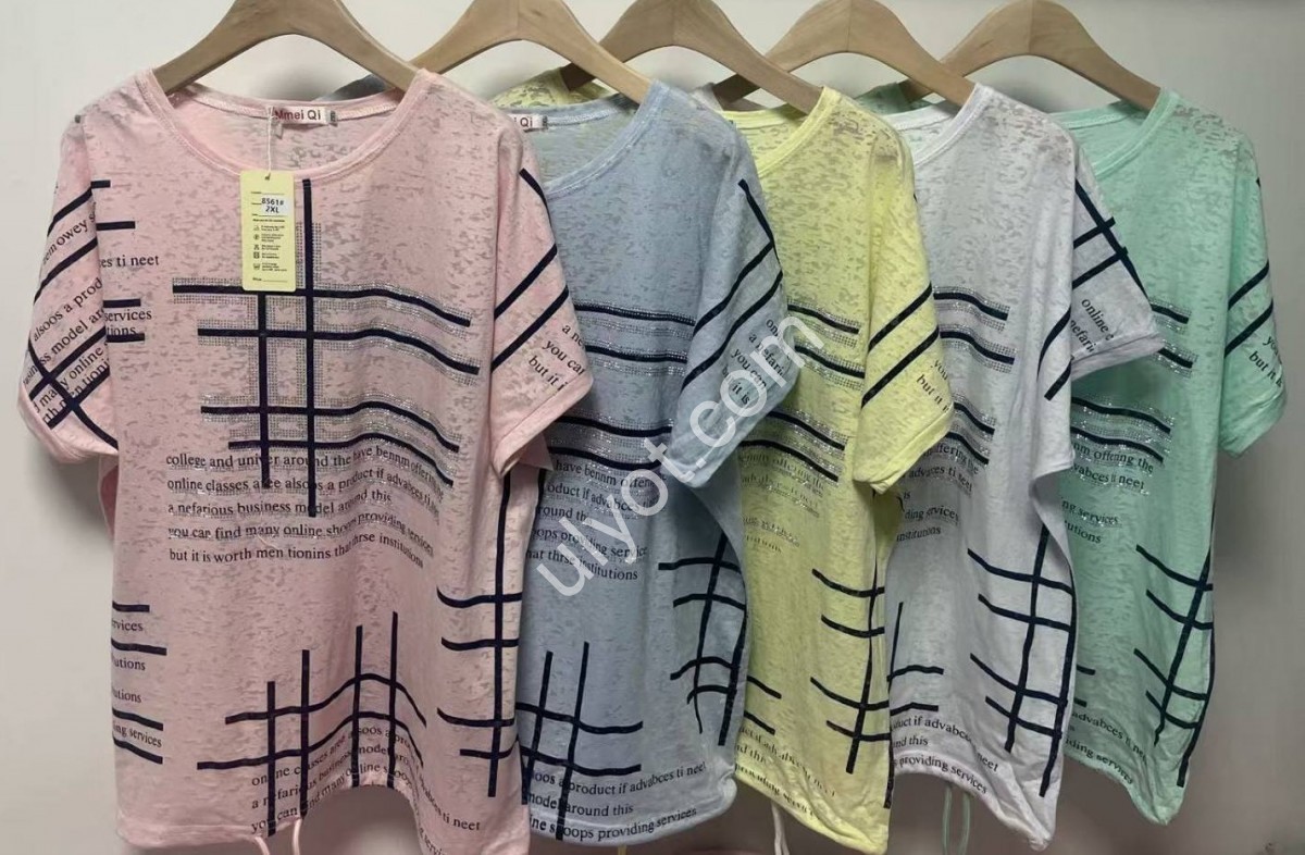 ФУТБОЛКА (2XL-5XL) ПУДРА 8561