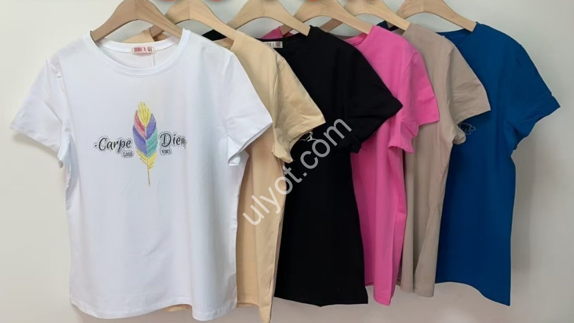 ФУТБОЛКА (ONE SIZE) КАМНІ МІКС 8515