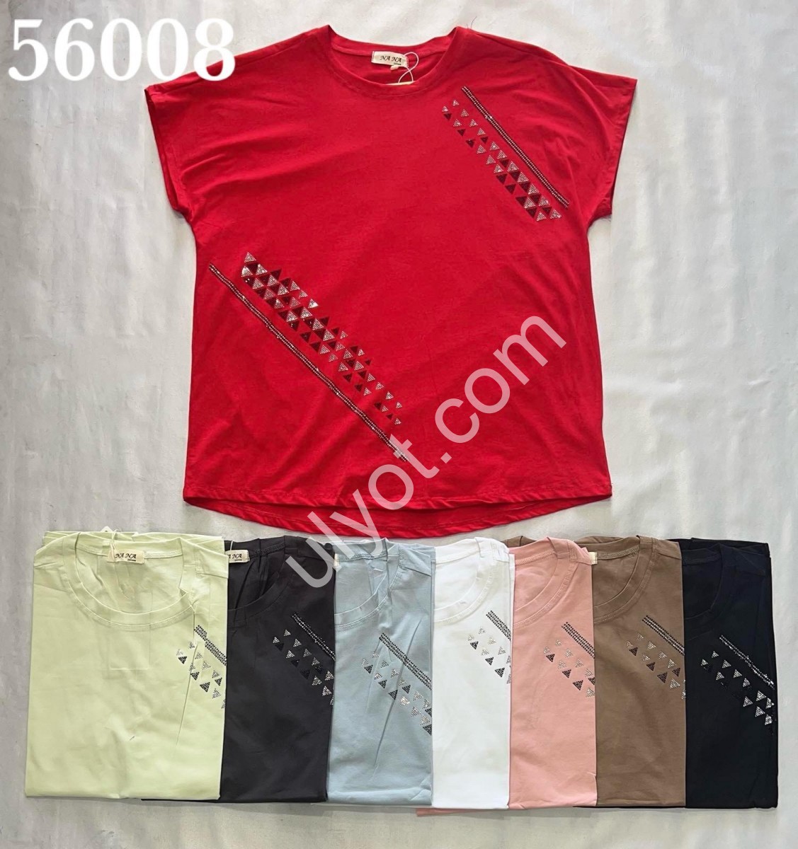 ФУТБОЛКА (ONE SIZE 52-56) МИКС 56008