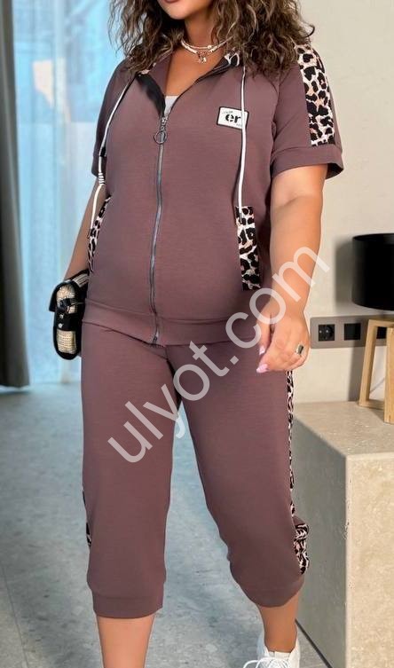 СПОРТ.КОСТЮМ (48-62) КАПУЧИНО+ЛЕО 922