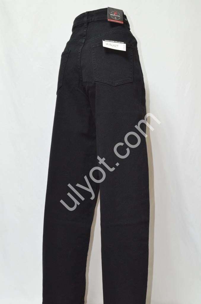 ДЖИНСЫ RELUCKY (25-30) ЧЕРНЫЙ 218-15