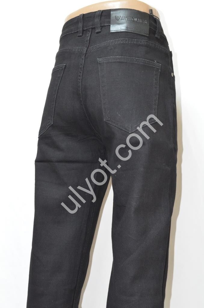 ДЖИНСЫ ATWOLVES (29-38) ЧЕРНЫЙ 6526