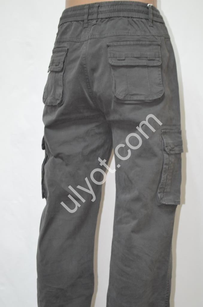 ДЖЕГИНСЫ AKPZEN (32-40) ГРАФИТ 8098-21