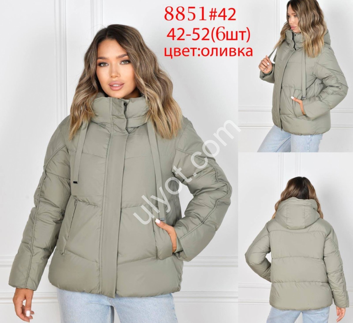 КУРТКА ANNACOCO (42-52) ОЛИВКА 8851