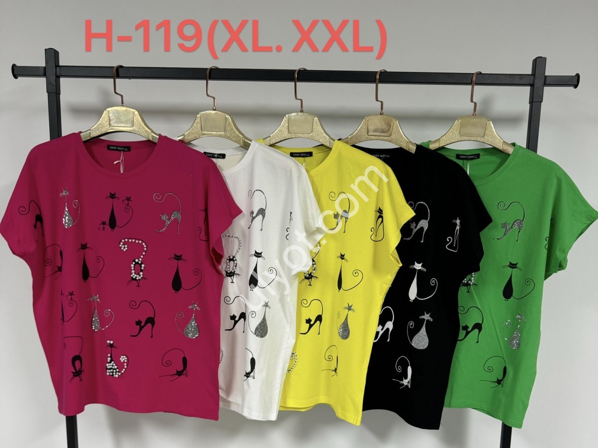 ФУТБОЛКА (XL-2XL) МИКС H-119