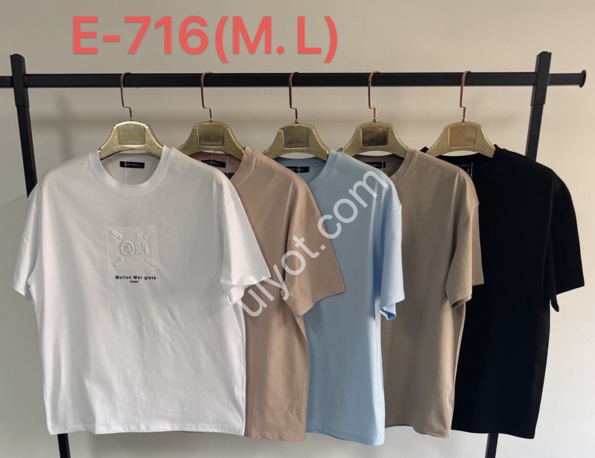 ФУТБОЛКА (M-L) МИКС E 716
