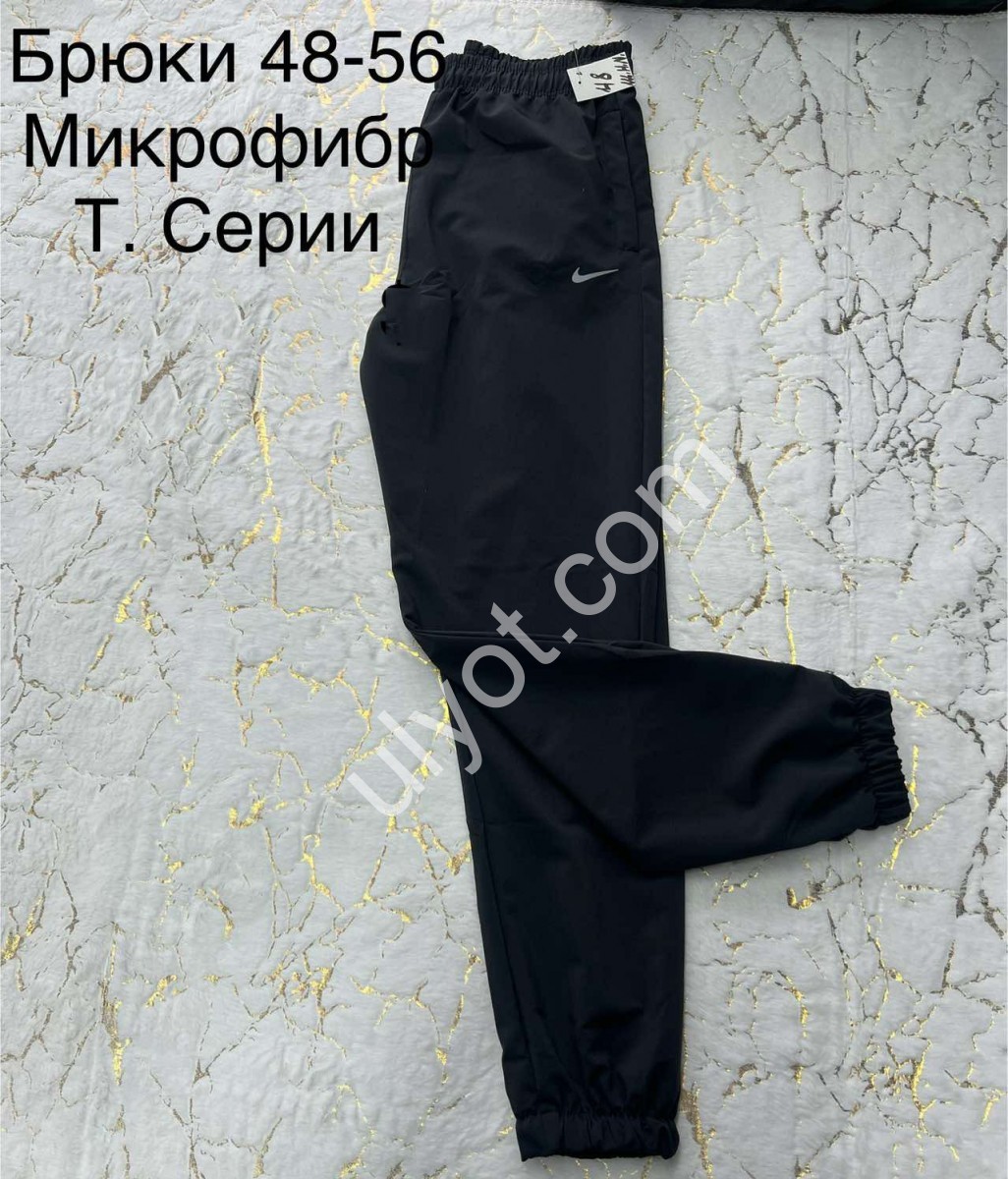 СПОРТ.ШТАНЫ N02 (48-56) МАНЖЕТ Т.СЕРЫЙ 