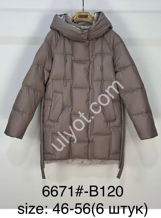 КУРТКА AOLONG (46-56) СВ.КОРИЧНЕВИЙ 6671-B120