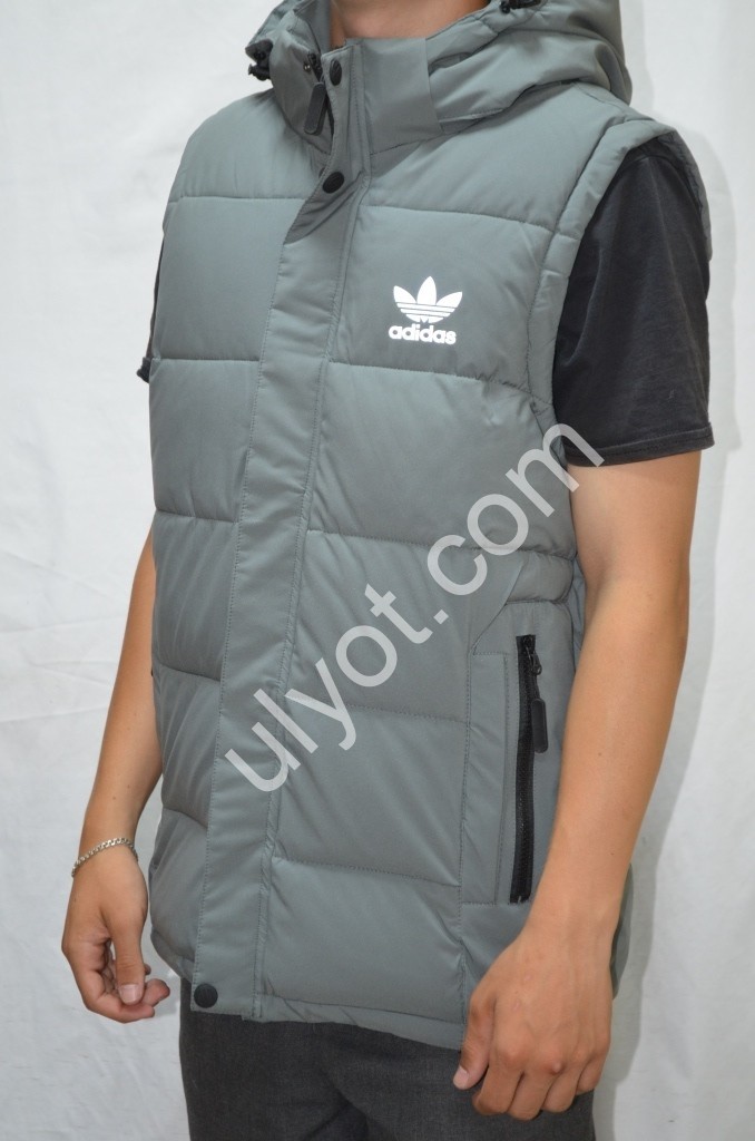 ЖИЛЕТКА A01 (M-3XL) СЕРЫЙ D-114