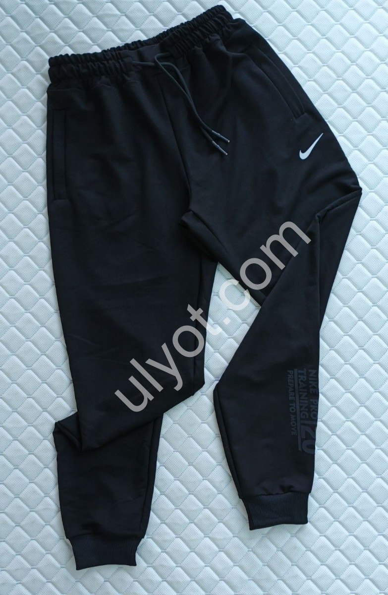 СПОРТ.ШТАНЫ N02 (52-60) МАНЖЕТ ЧЕРНЫЙ 