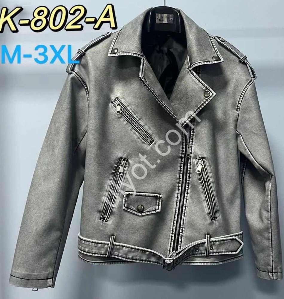 БОМБЕР (M-3XL) ГРАФІТ K-802