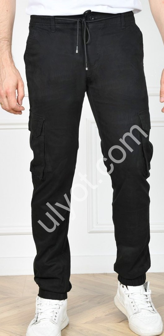 ДЖЕГІНСИ LS JEANS (32-40) ЧОРНИЙ 722B