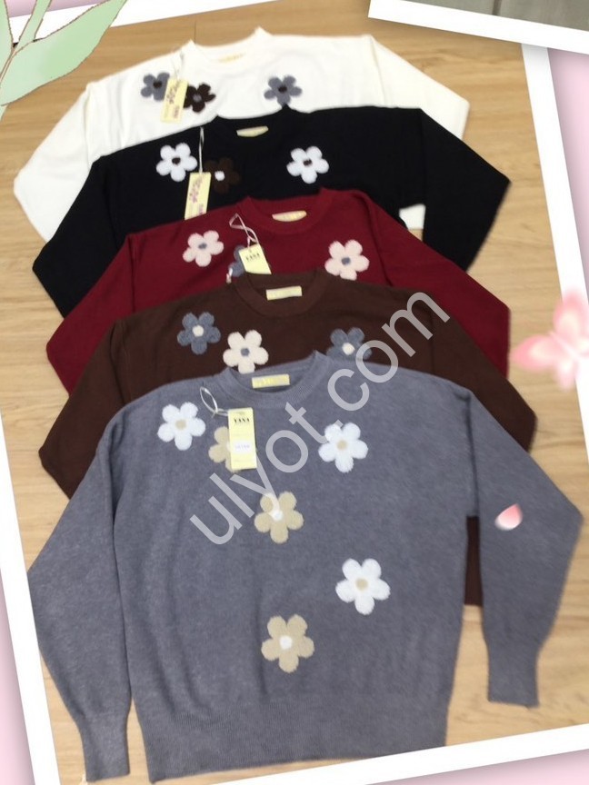 СВИТЕР (ONE SIZE 48-52) МИКС 6018