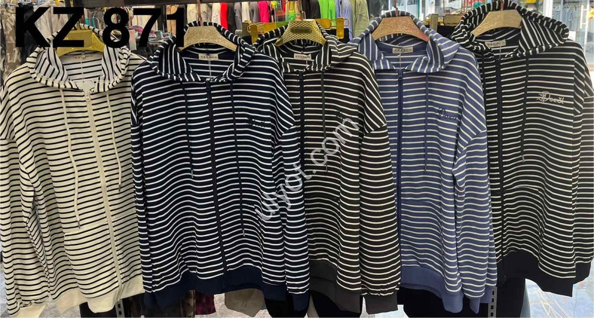 КОФТА (XL-4XL) БЛАКИТНИЙ KZ871