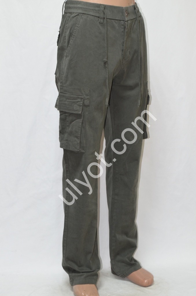 ДЖЕГИНСЫ AKPZEN (32-42) Т.ХАКИ 8080-B01