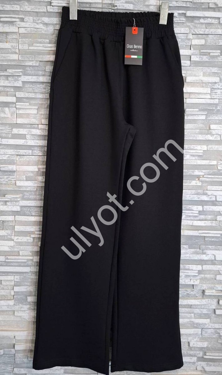 ШТАНЫ (S-XL) ЧЕРНЫЙ 0001