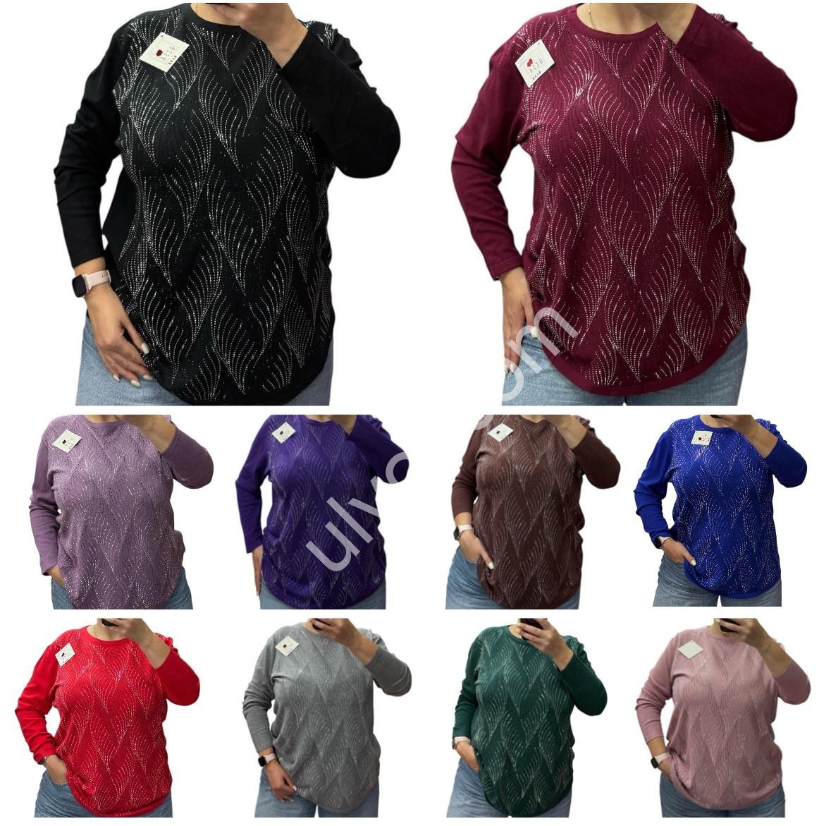 СВІТЕР (ONE SIZE 52-60) МІКС 25220