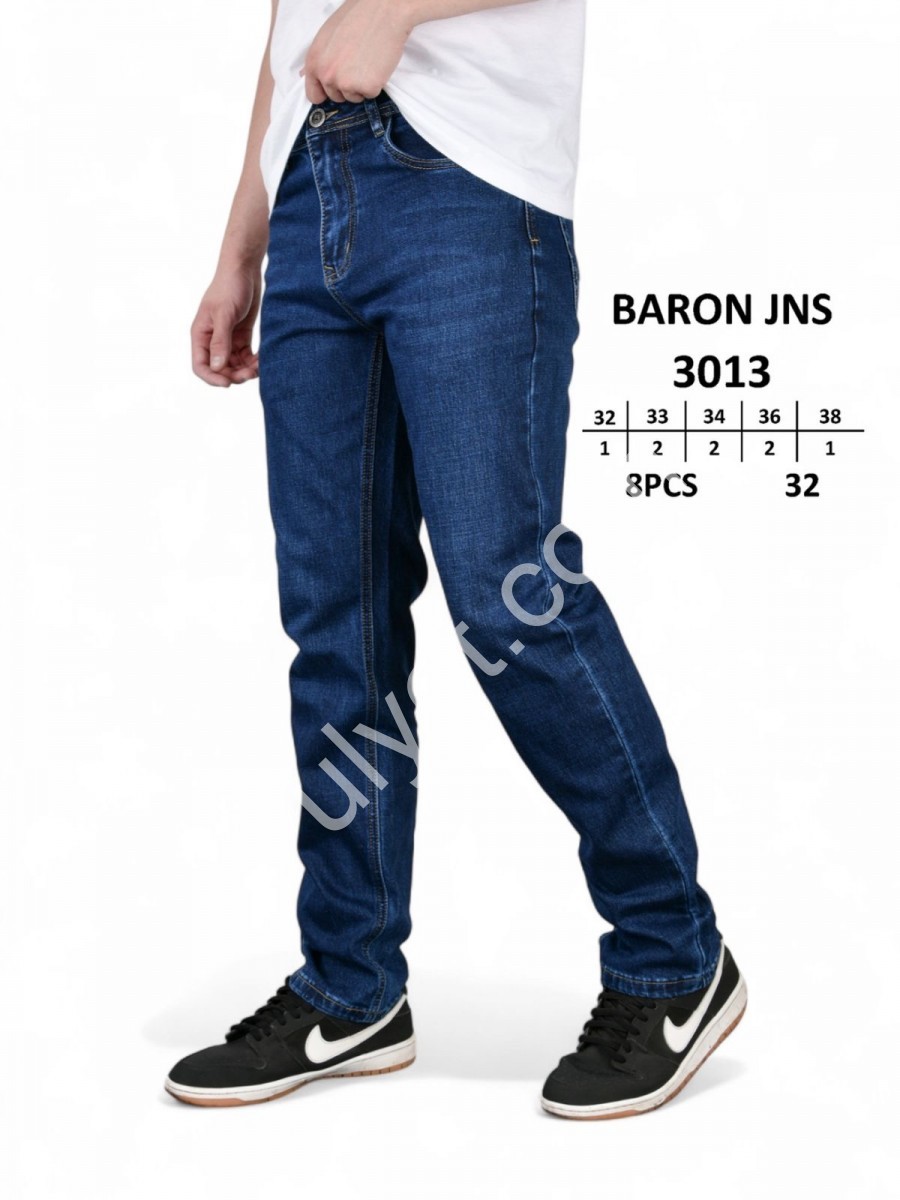 ДЖИНСИ BARON (32-38) Т.СИНІЙ 3013