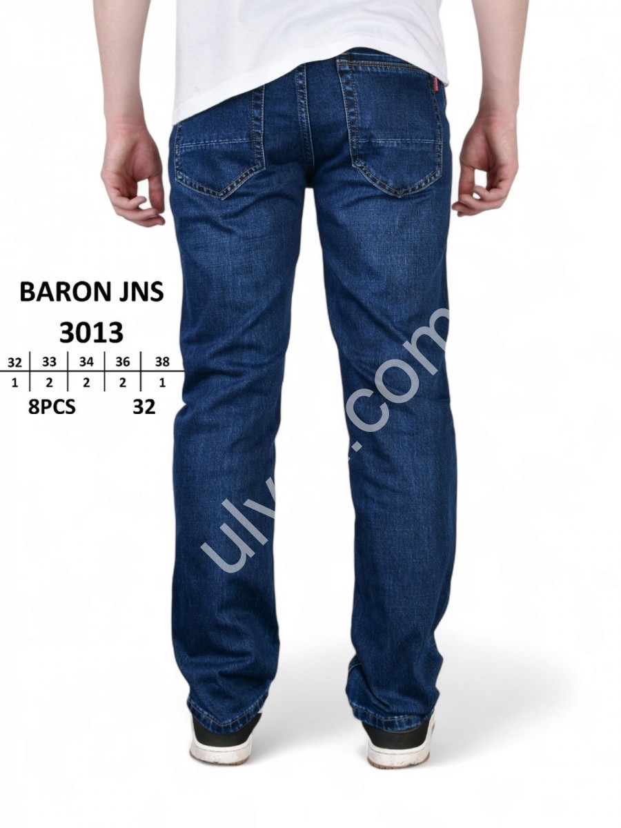 ДЖИНСИ BARON (32-38) Т.СИНІЙ 3013
