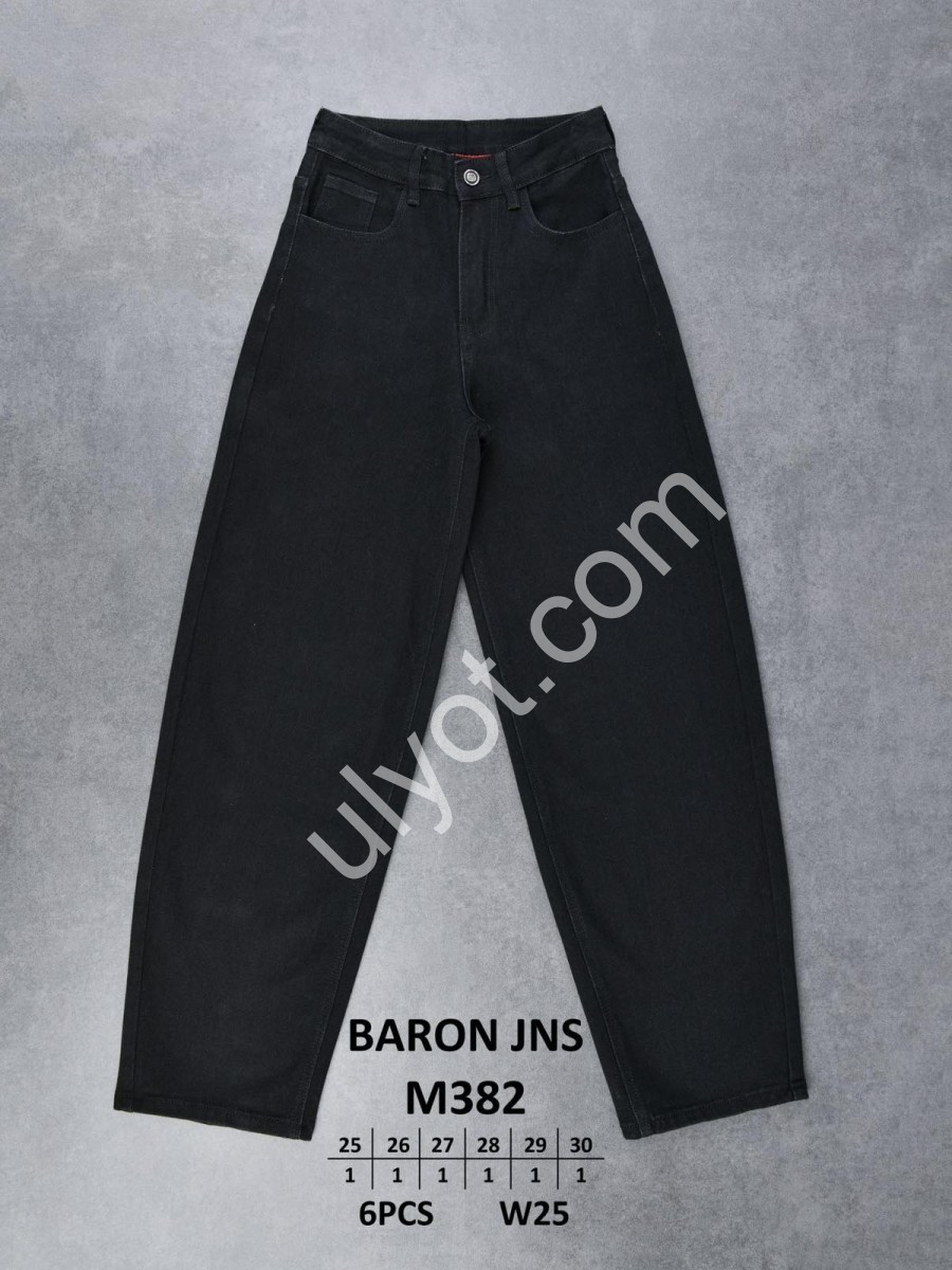 ДЖИНСИ BARON (25-30) ЧОРНИЙ S382