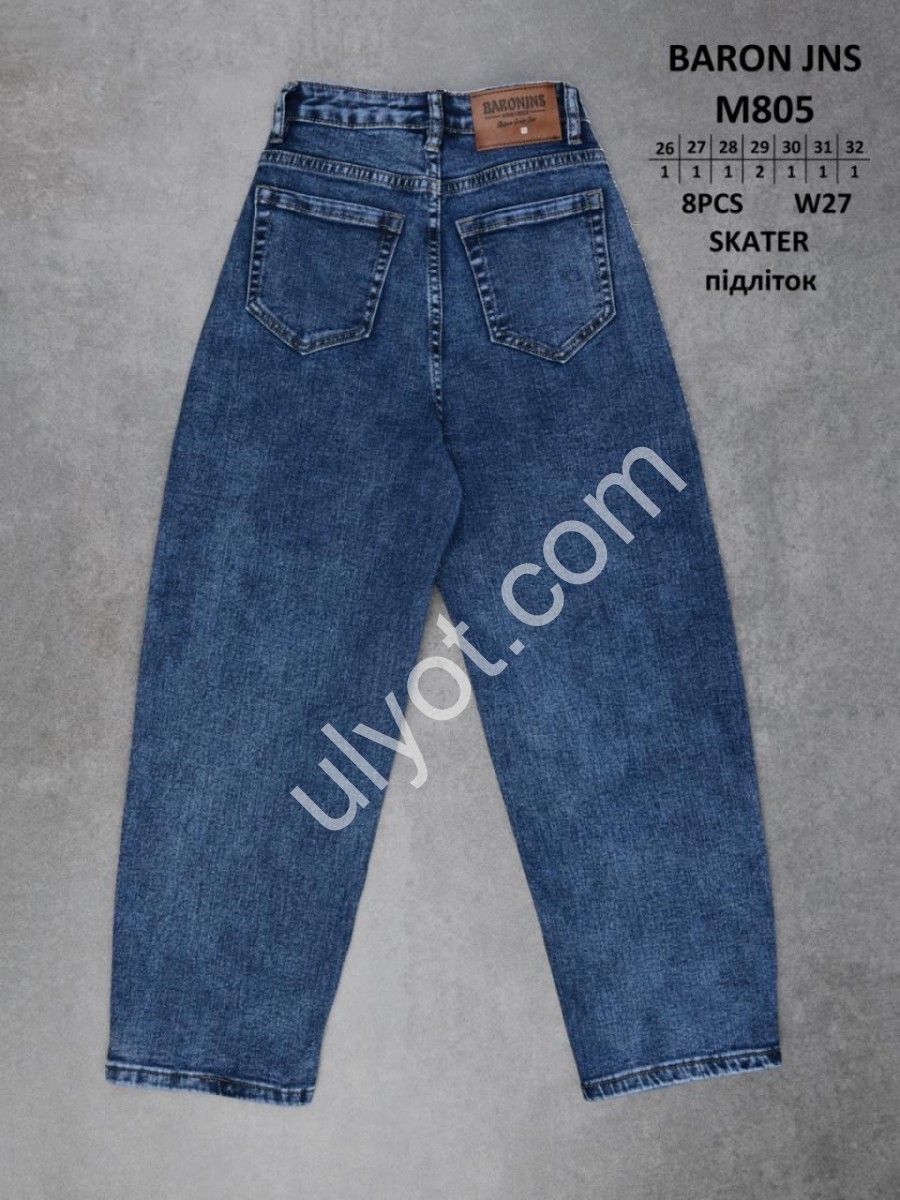 Фото 1 ДЖИНСЫ BARON (26-32) Т.СИНИЙ 805
