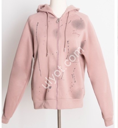 КОФТА JJF (L-4XL) РОЖОВИЙ 50149